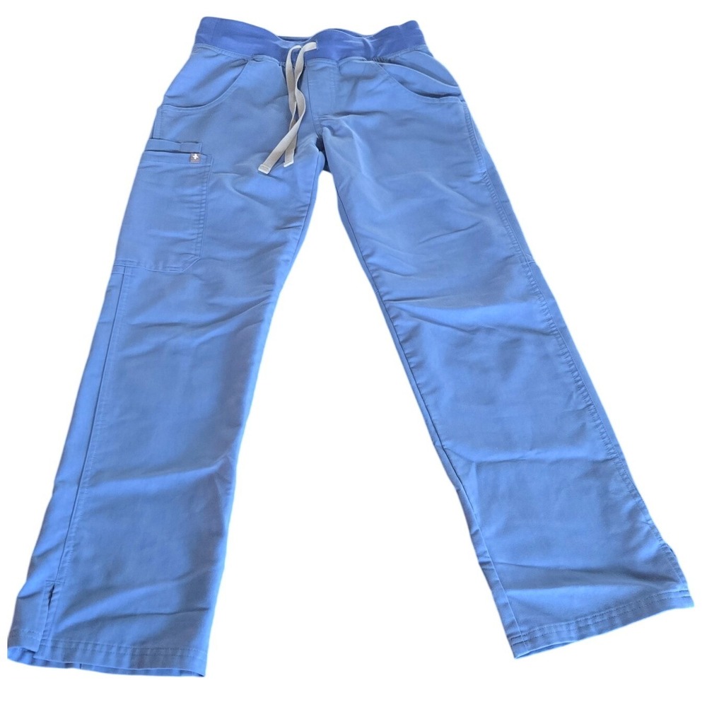 Figs Technical Collection Ceil Blue Kade Scrub Pants T21004P Womens XXS Petite